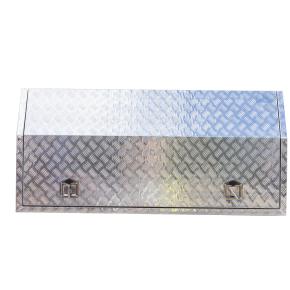 Aluminium Checkerplate Storage Toolbox Full Open Door 145CM