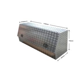 170CM Aluminum Checkerplate Toolbox Ute Trailer Storage 